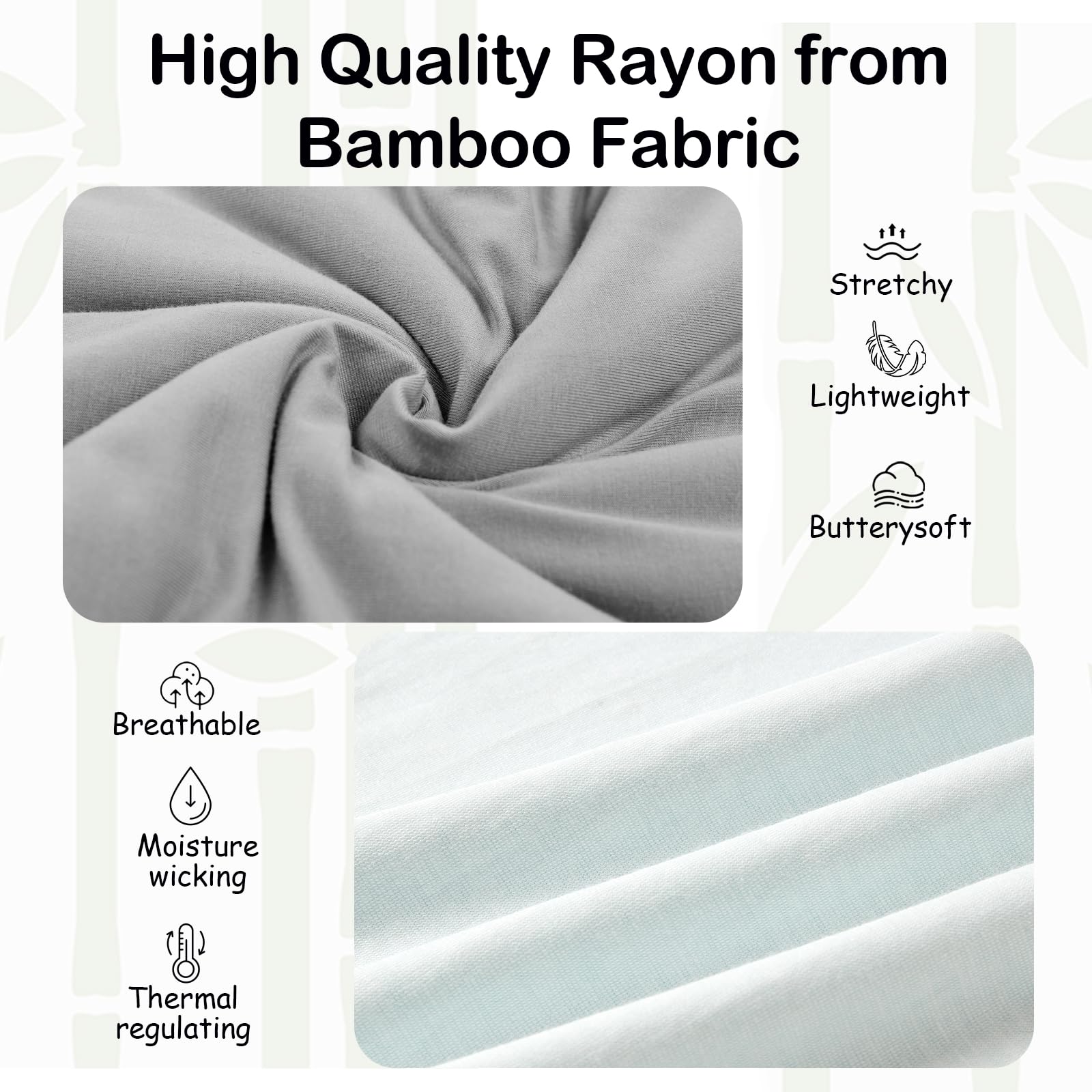 EasyFi Rayon bamboo fabric closeup shows buttery softness and breathability