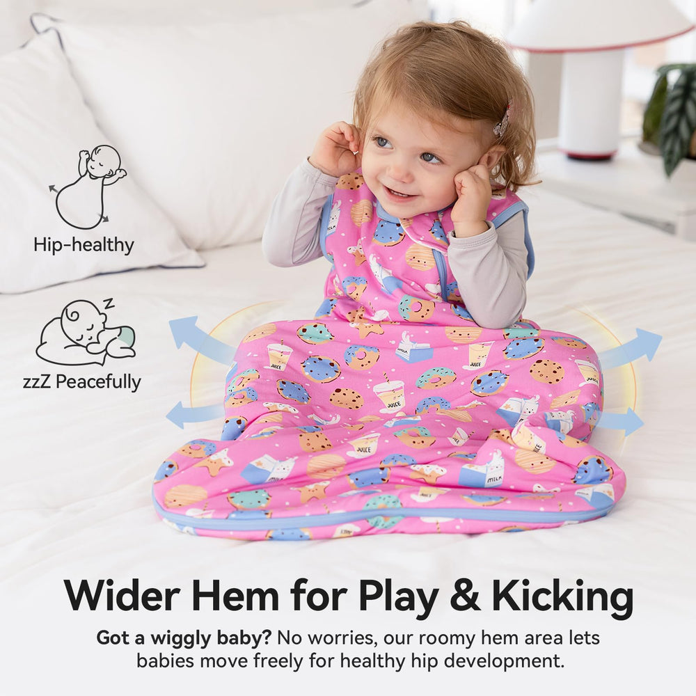 EasyFi sleep sack 1.0 TOG all-season warmth and breathability.