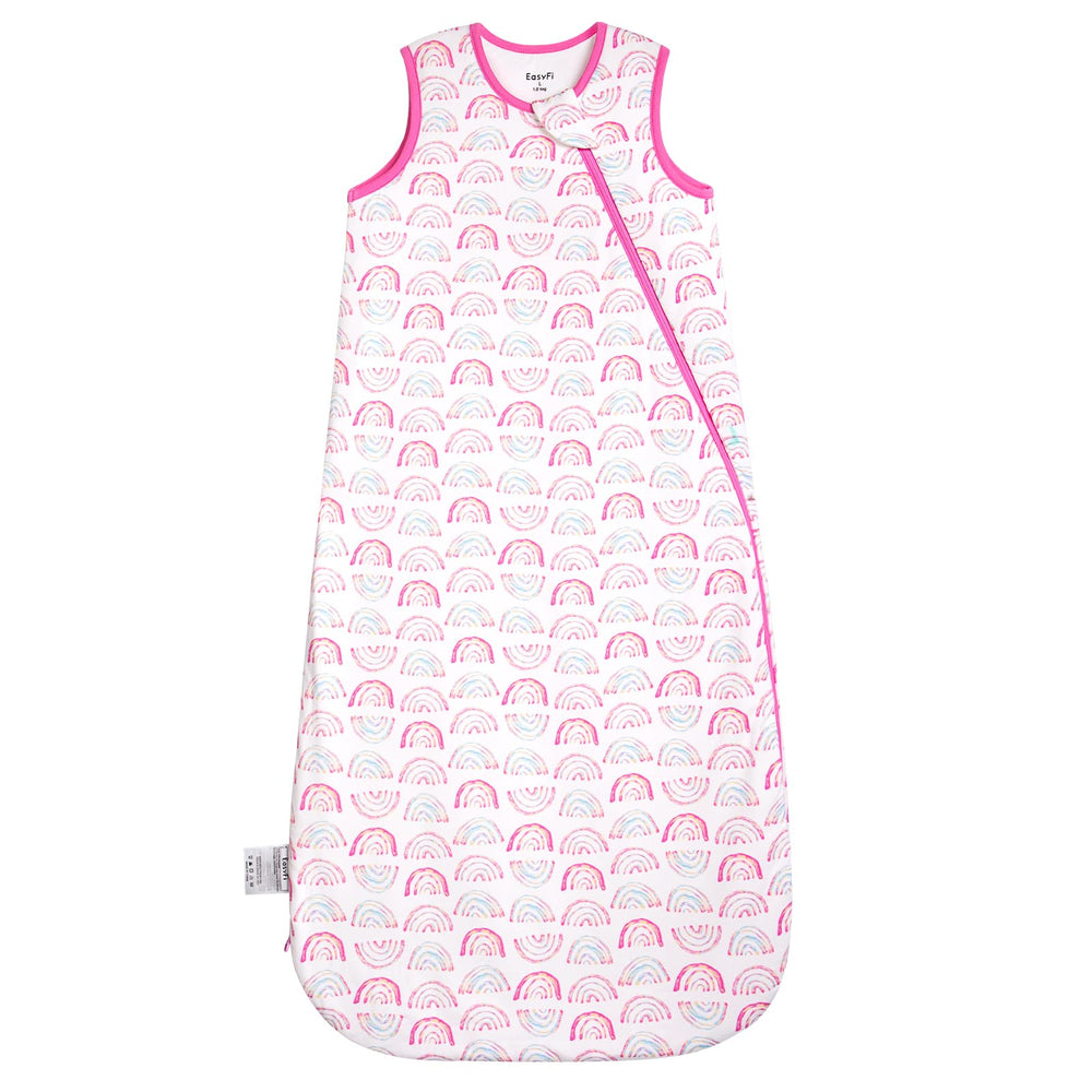 EasyFi bamboo sleep sack fabric close-up highlighting buttery softness for baby's skin.