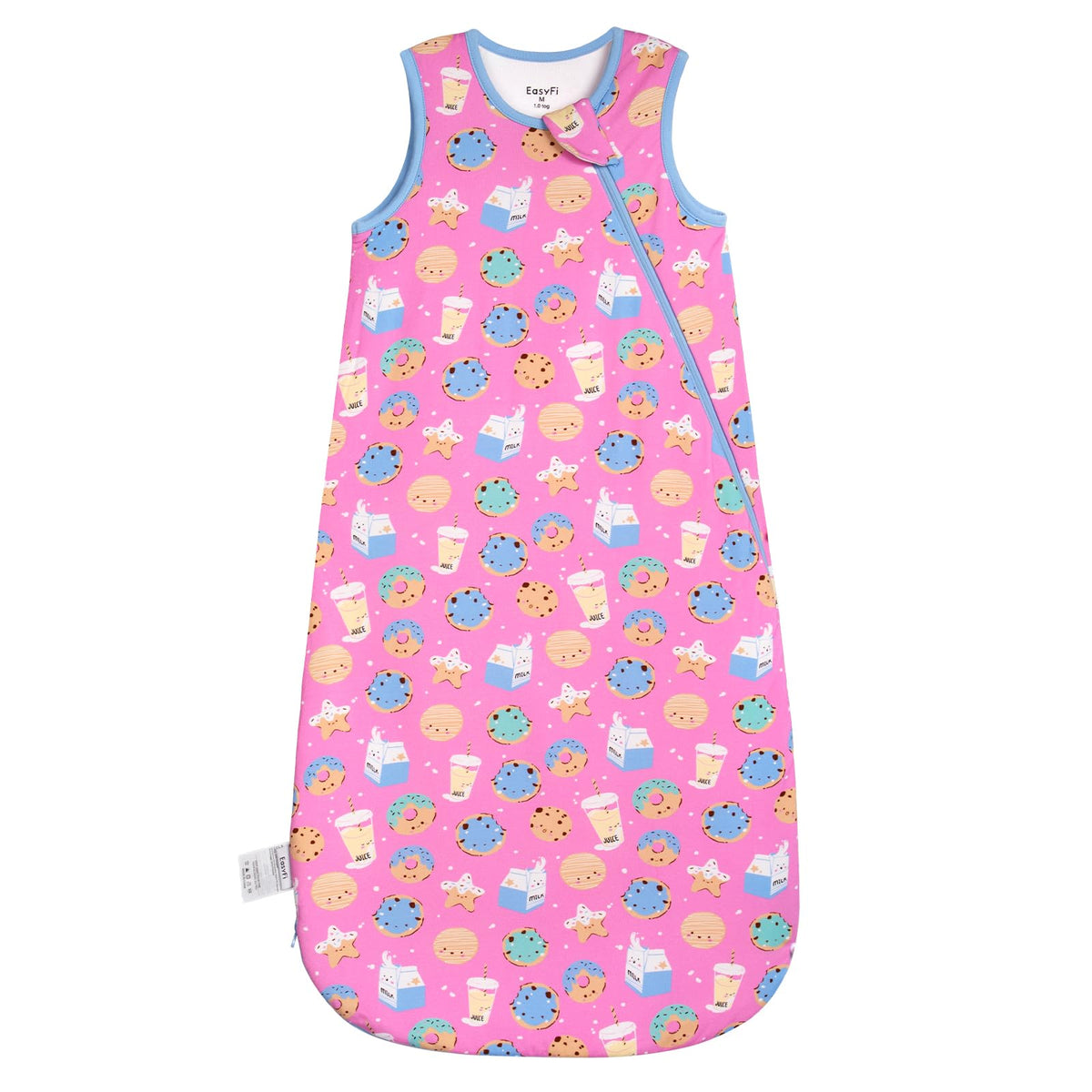 EasyFi rayon-bamboo sleep sack closeup shows buttery-soft fabric for comfortable nights.
