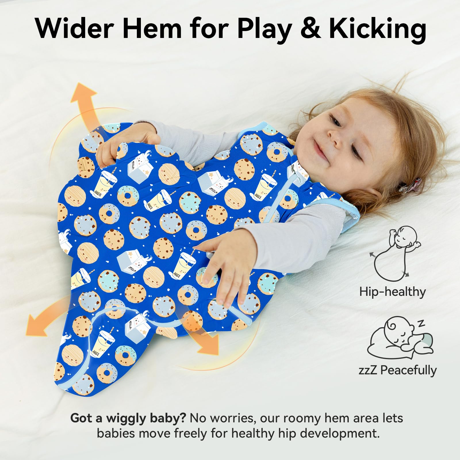 EasyFi sleep sack 1-0tog demonstrates all-season warmth for babies
