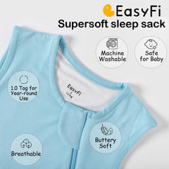 EasyFi sleep sack arm and neck openings designed for comfort.