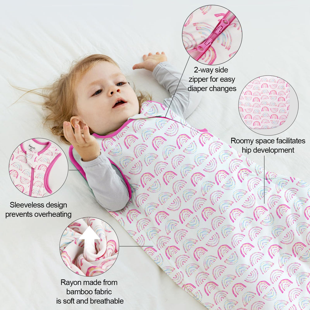 EasyFi sleep sack zipper protector guards baby's face for safer sleep.