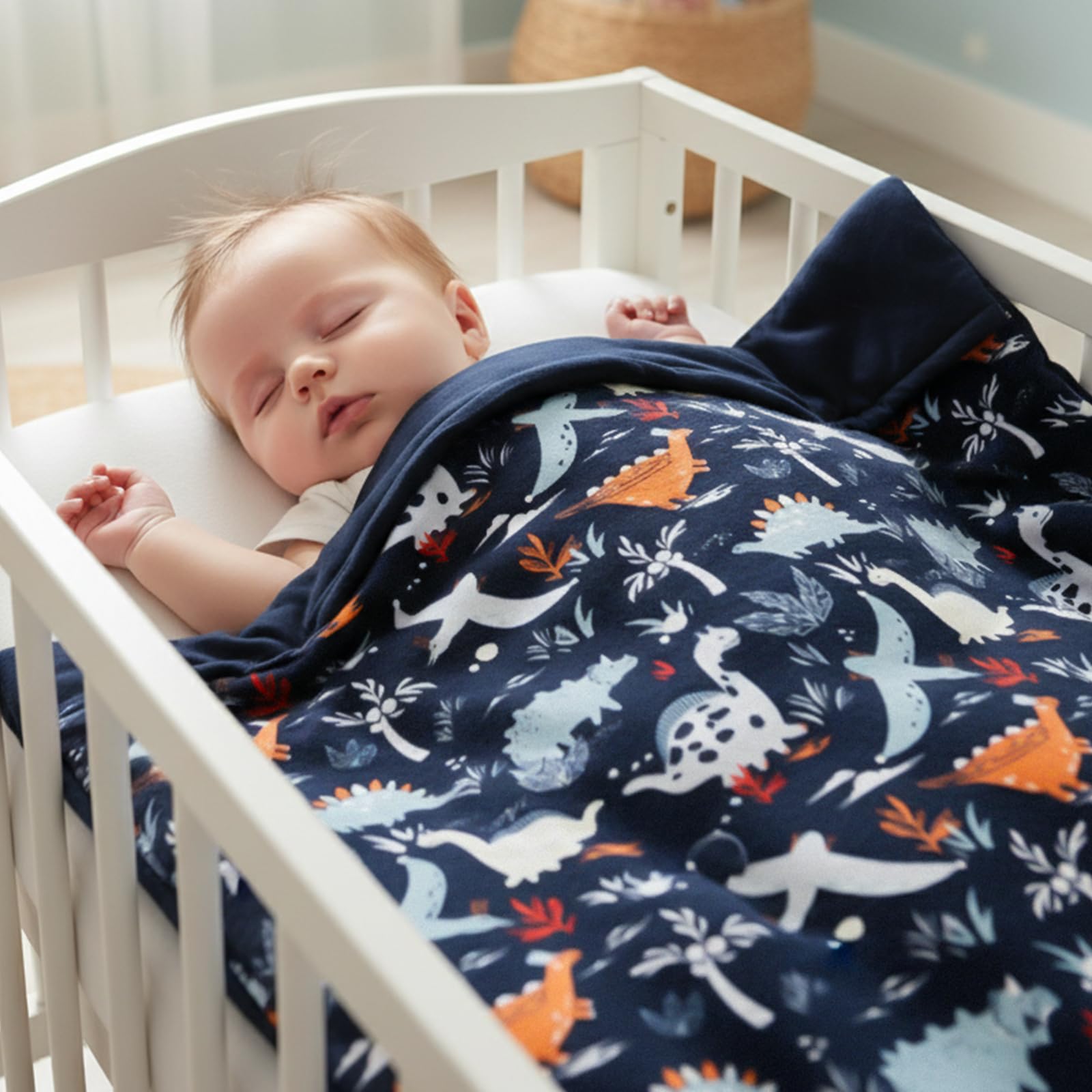 EasyFi Supersoft bamboo baby blanket supports tummy time with a soft surface.