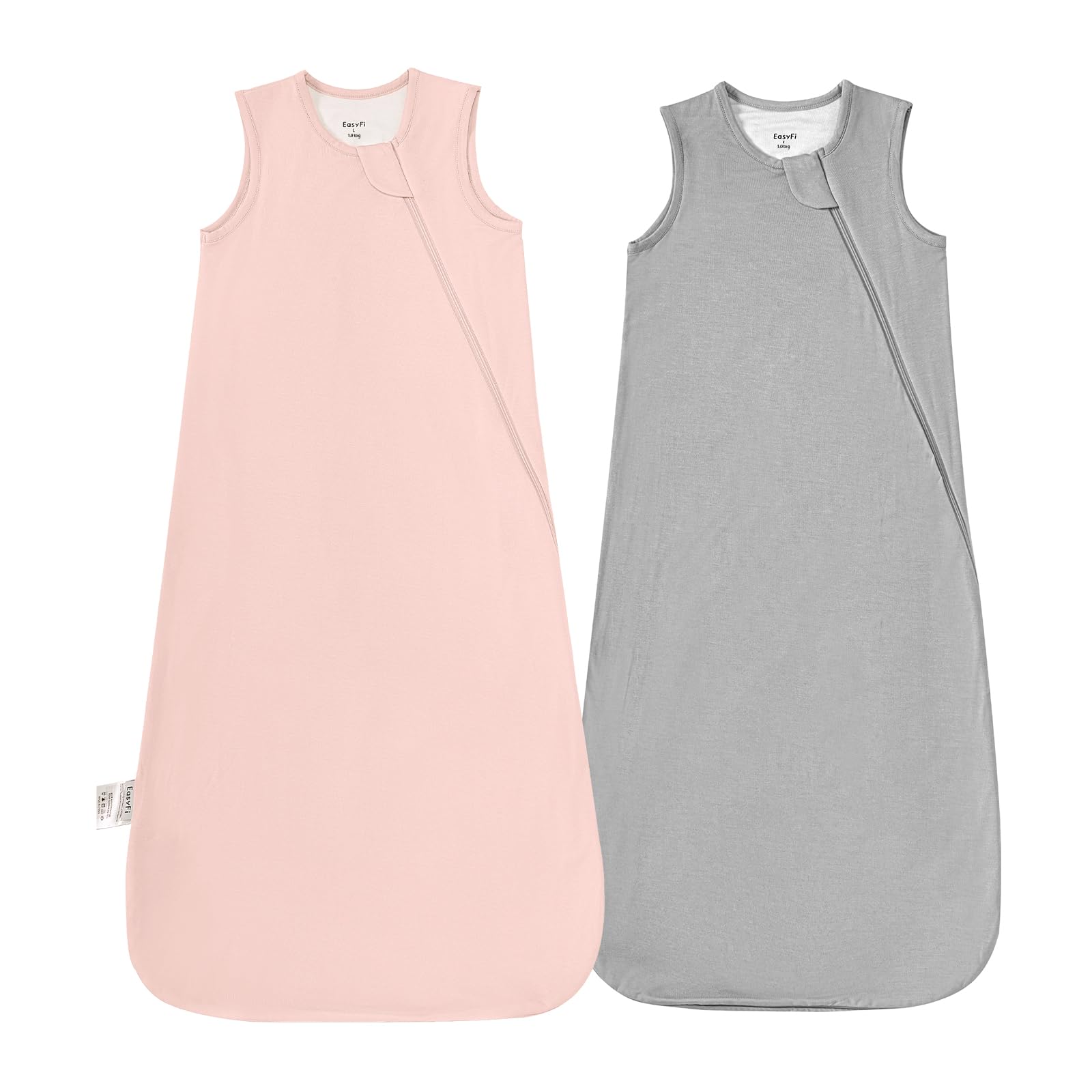 EasyFi supersoft bamboo sleep sack fabric closeup showing buttery softness for baby skin