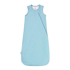 EasyFi Supersoft Bamboo Sleep Sack blue angled view shows buttery-soft fabric for baby comfort