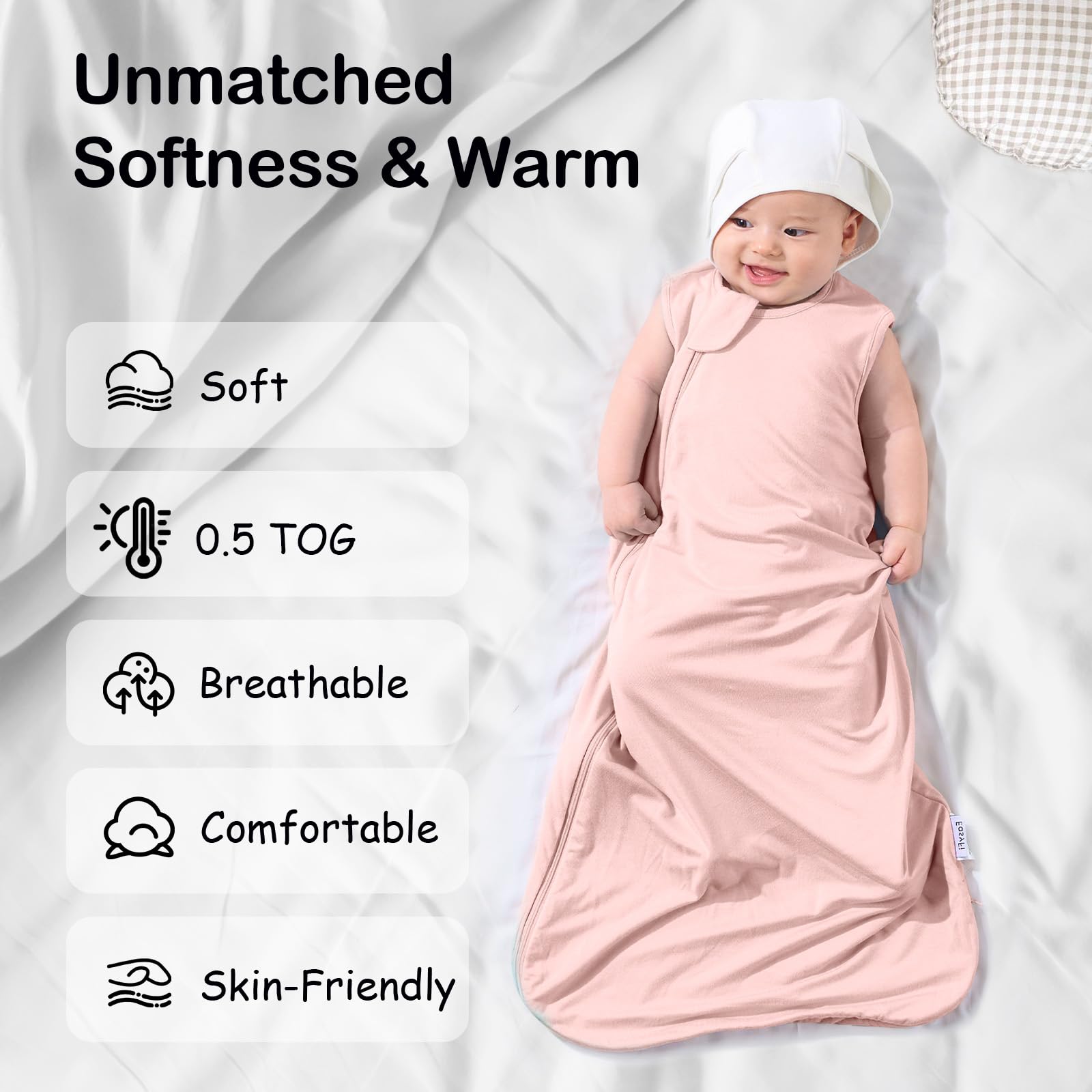 EasyFi sleep sack is machine-washable for easy care