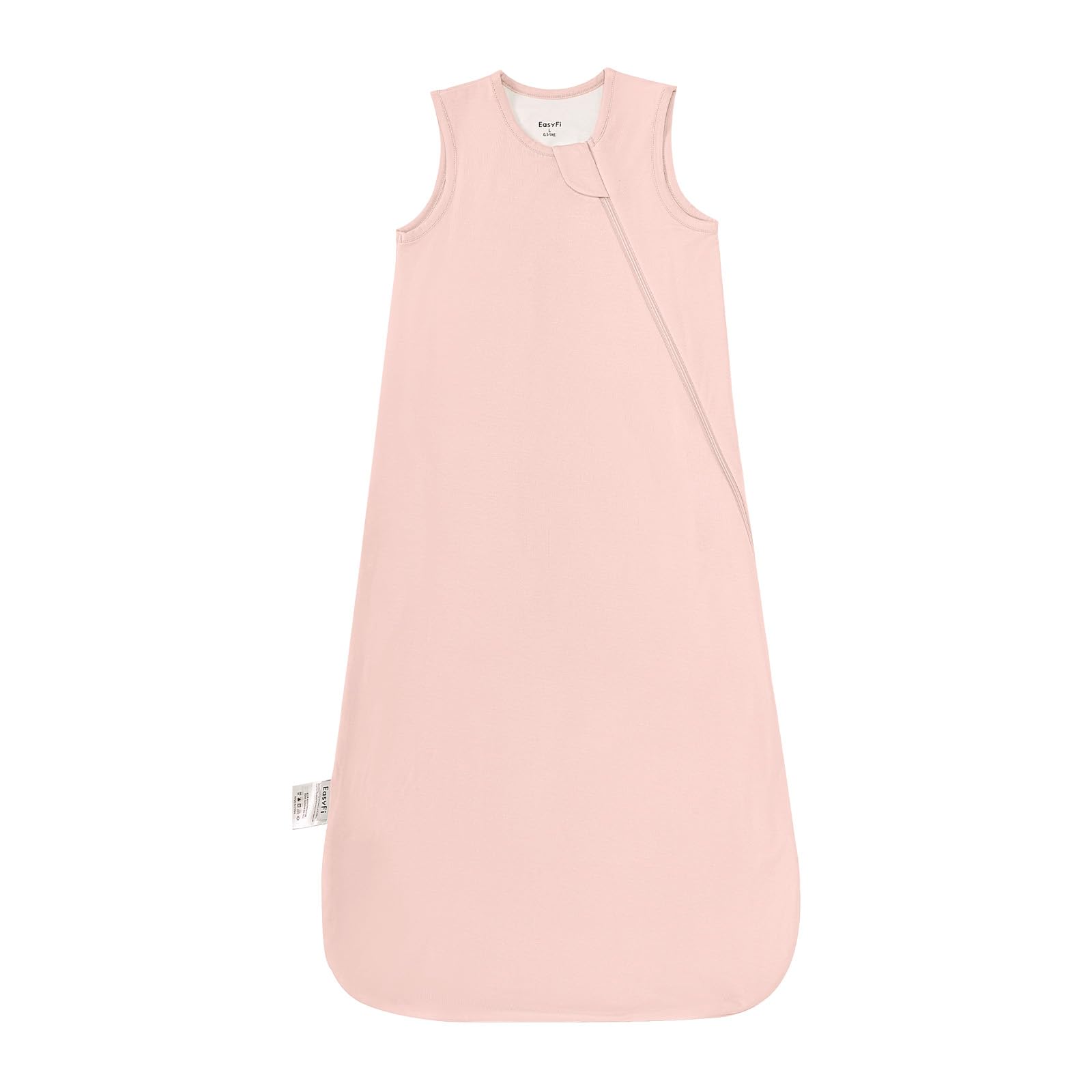 EasyFi Supersoft Bamboo Sleep Sack pink fabric closeup showing softness and bamboo rayon texture