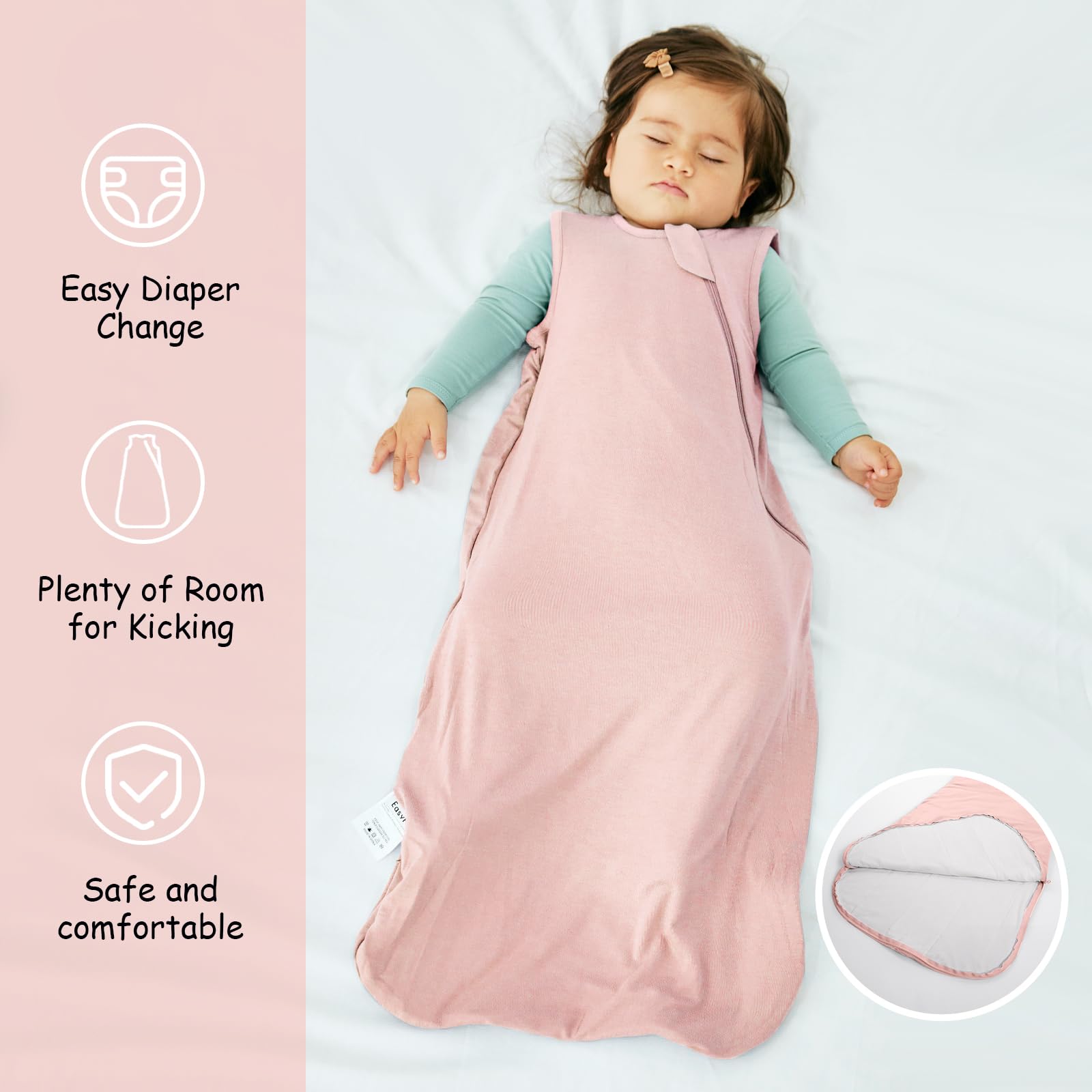 0.5 tog EasyFi sleep sack ideal for warm nights