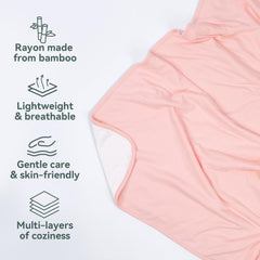 EasyFi Supersoft 30x40 blanket shown as crib or stroller companion