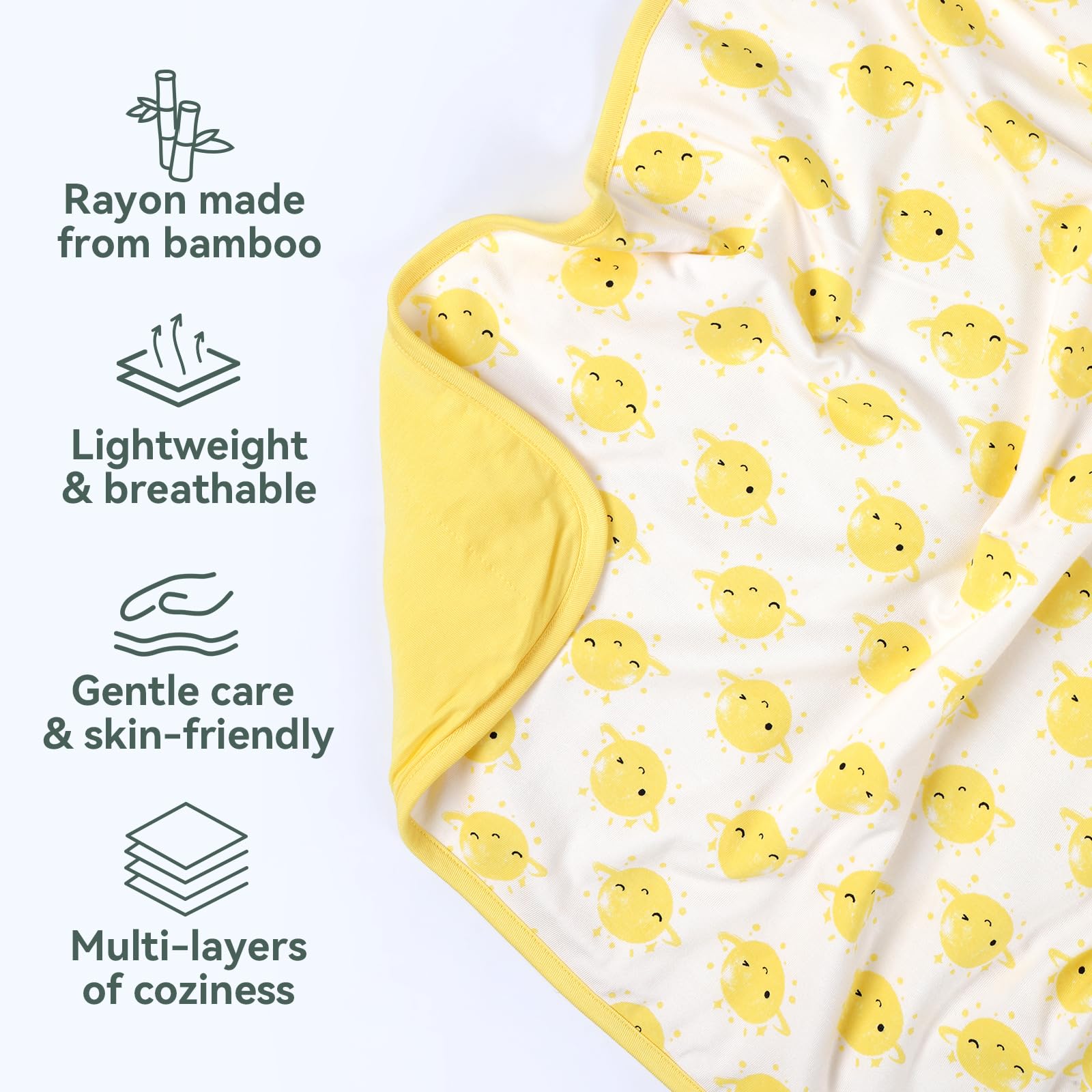 EasyFi Supersoft 30x40 blanket size ready for nursery, crib, or travel.