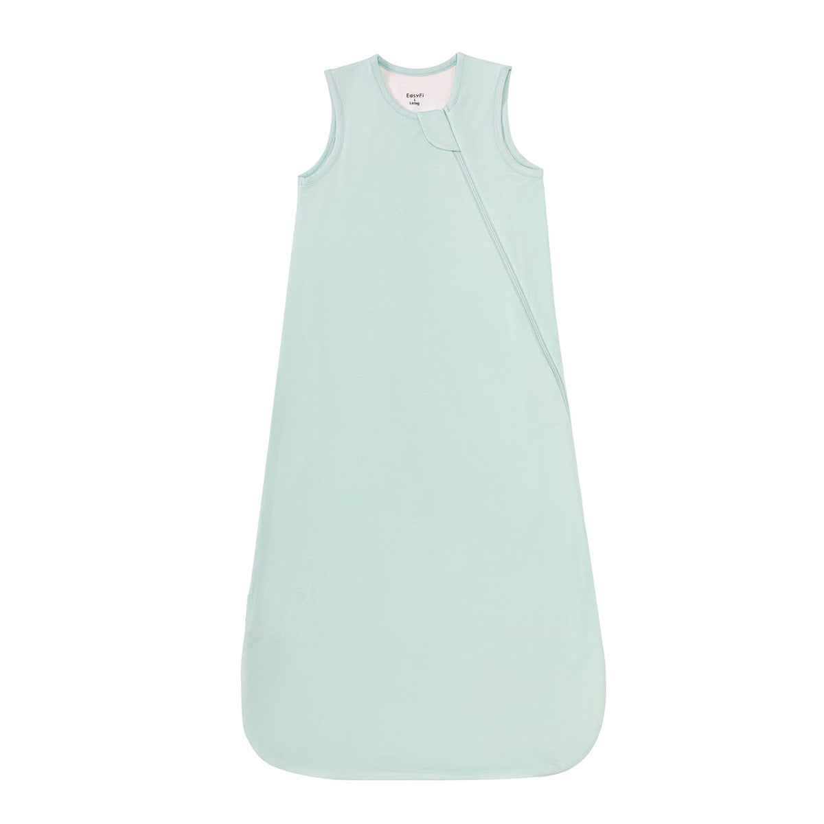 EasyFi Supersoft sleep sack green front view showing breathable all-season comfort.