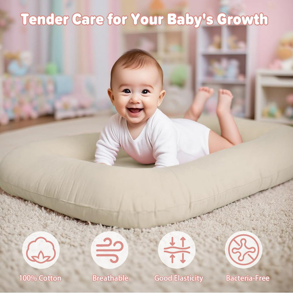 EASYFORALL baby lounger infant floor seat supports active play and bonding.