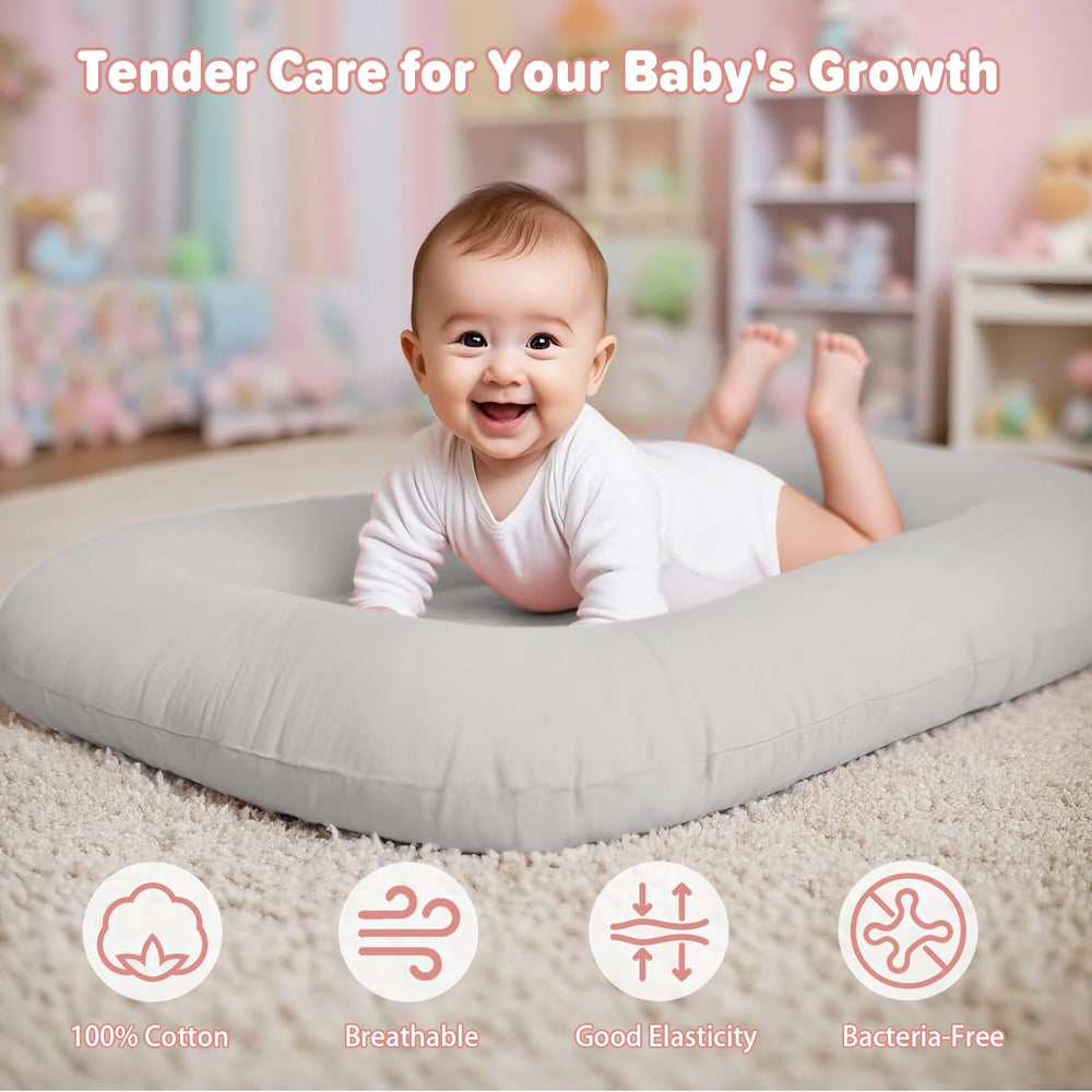 EASYFORALL infant lounger awake play area — safe space for bonding and discovery