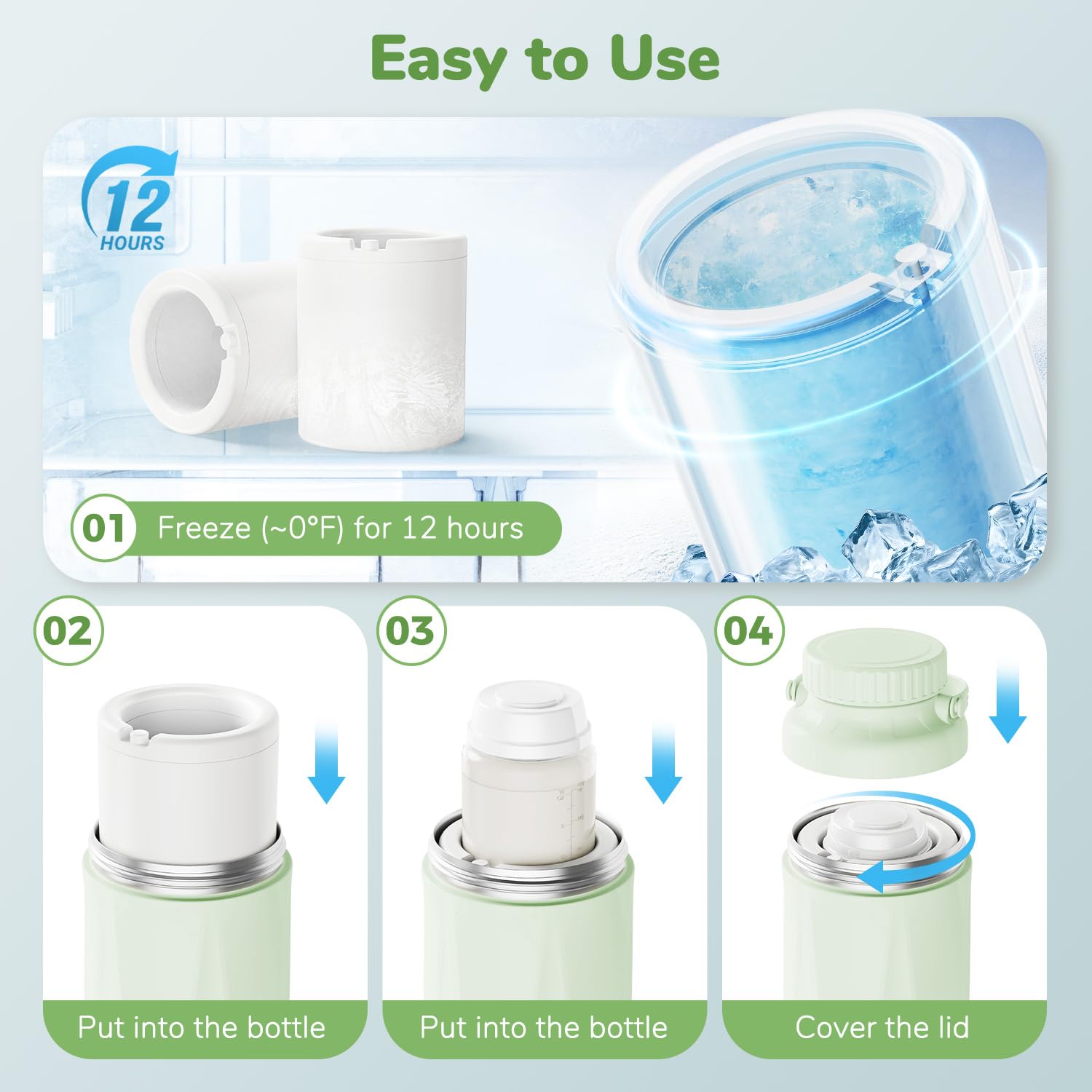 EASYVAVA TSA-compliant cooler ready for airline carry-ons