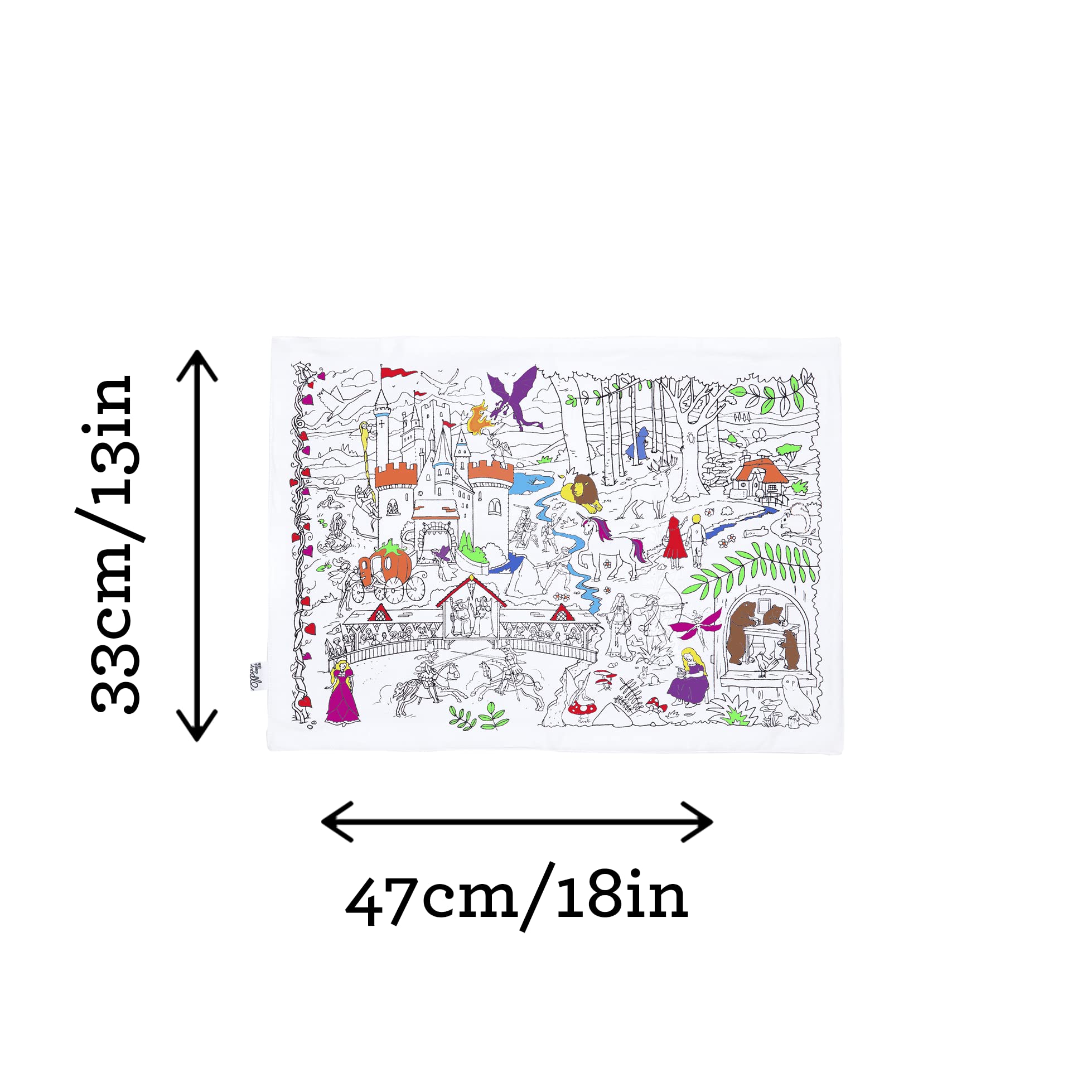 eatsleepdoodle eco-friendly cotton canvas highlights durable reusable placemat design