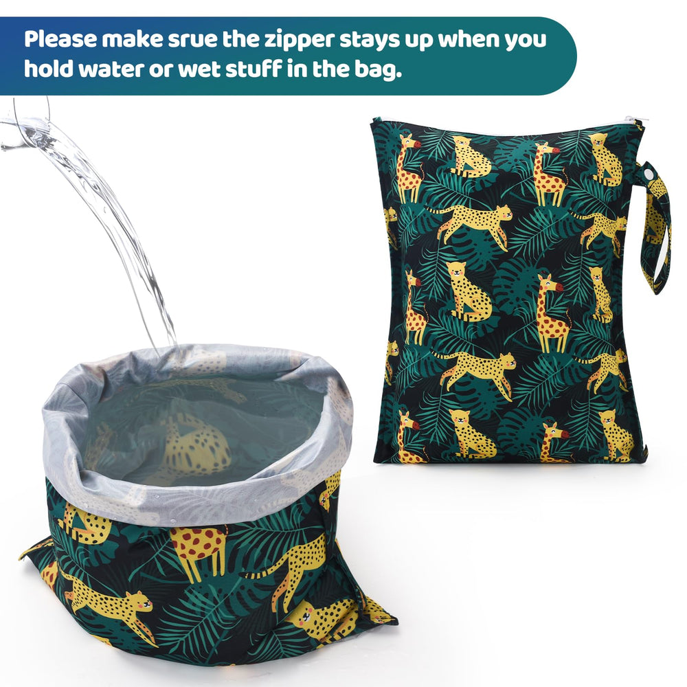 eaxin dinosaur wet bag pattern for on-the-go storage option.