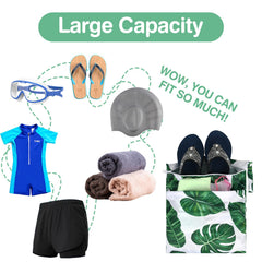 eaxin wet bag rolled-packable demonstrates compact portability for on-the-go messes