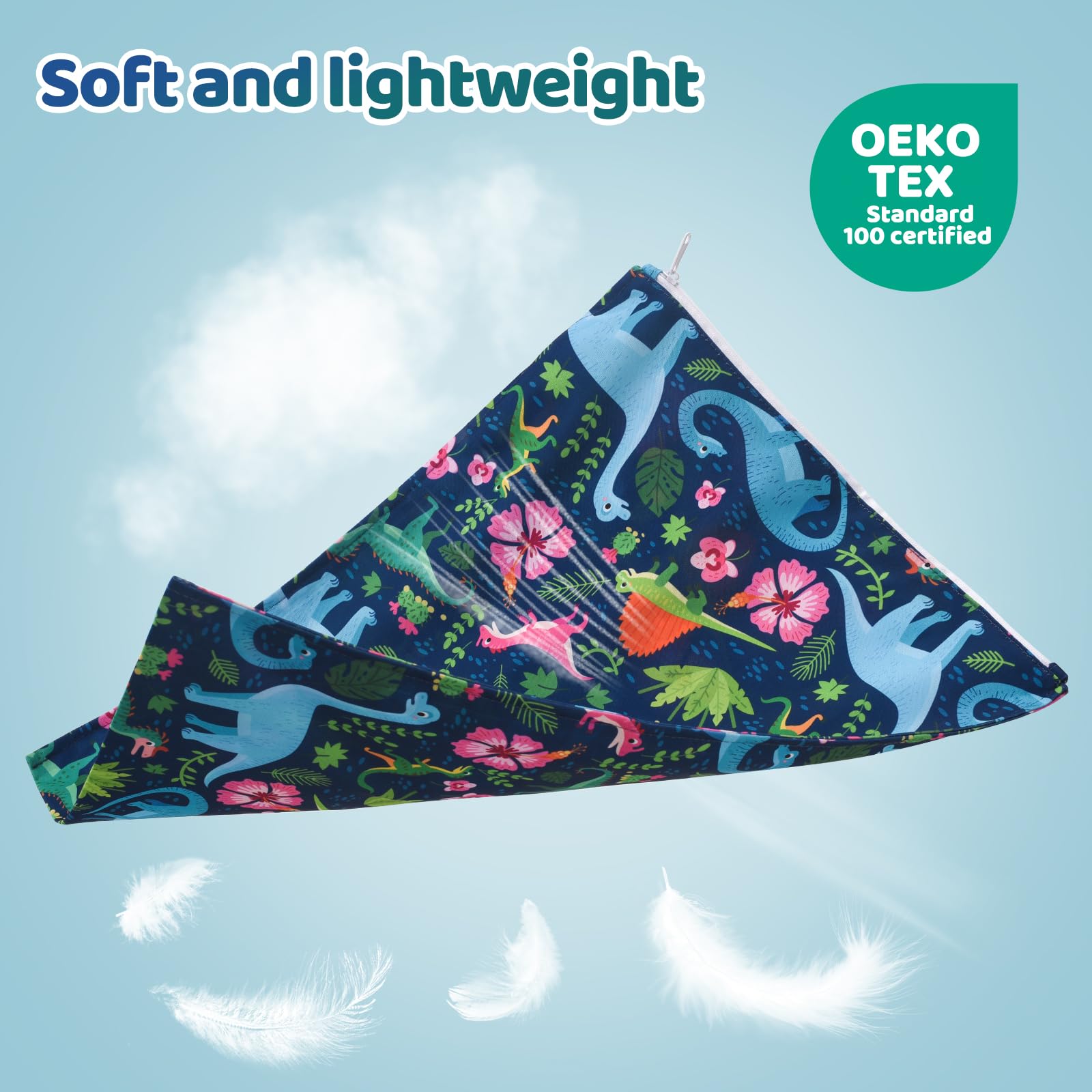 eaxin wet bag material close-up highlights durable waterproof fabric.