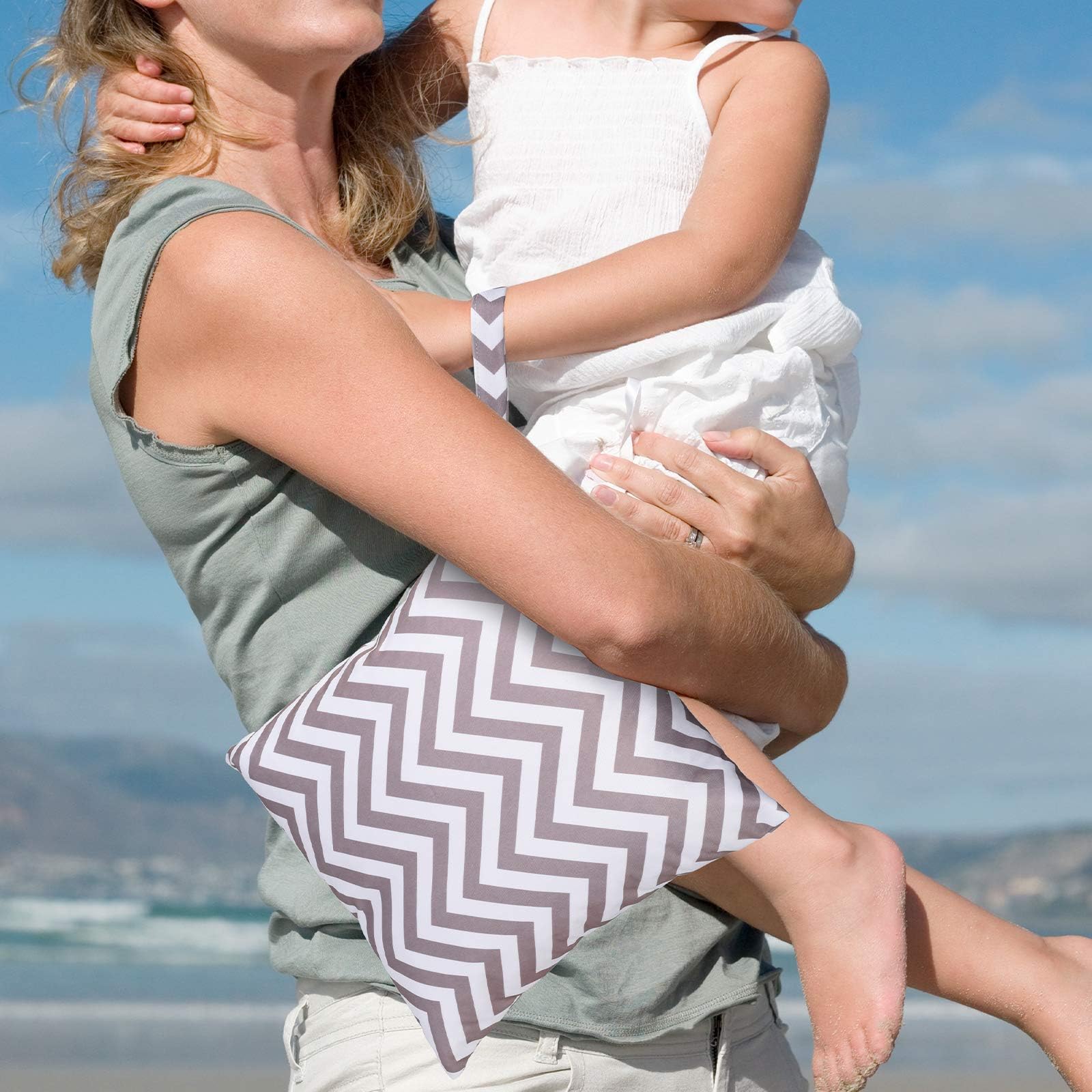 eaxin wet bag multi functional use for diapers and clothes