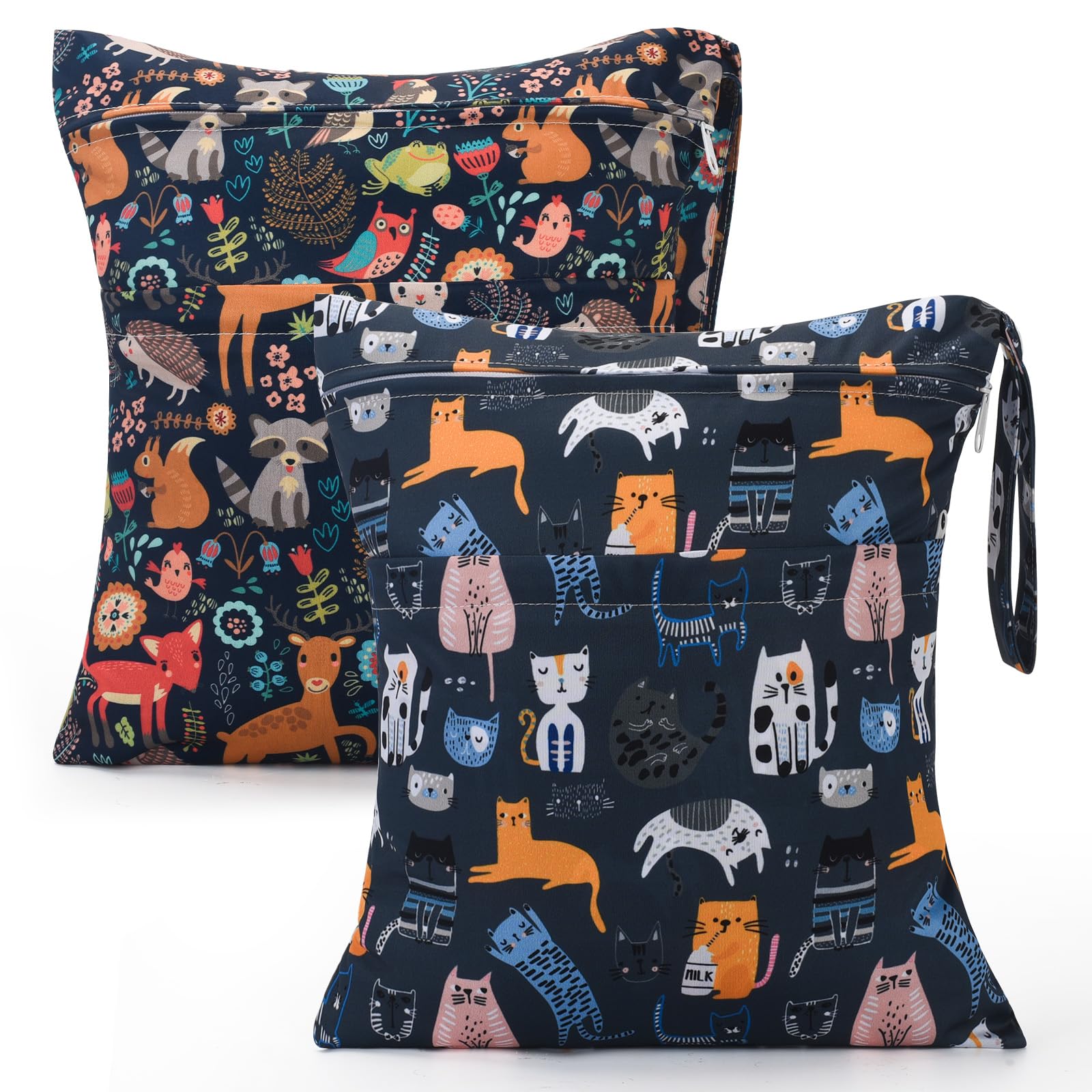 eaxin wet/dry bag with two pockets ideal for separating wet and dry items on the go
