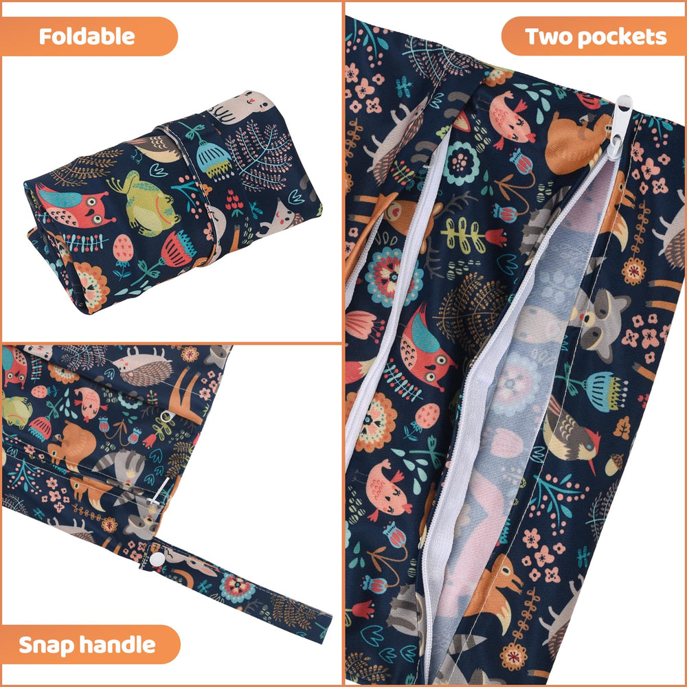 eaxin waterproof material keeps mess contained for travel and swimming