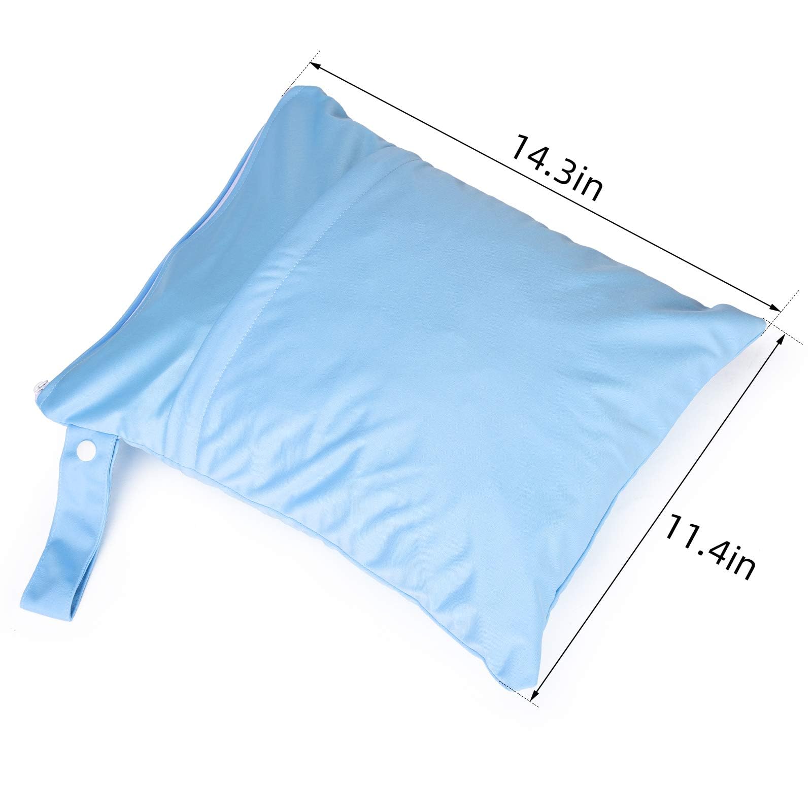 eaxin grey front view wet dry bag ideal for gym or pool gear organization