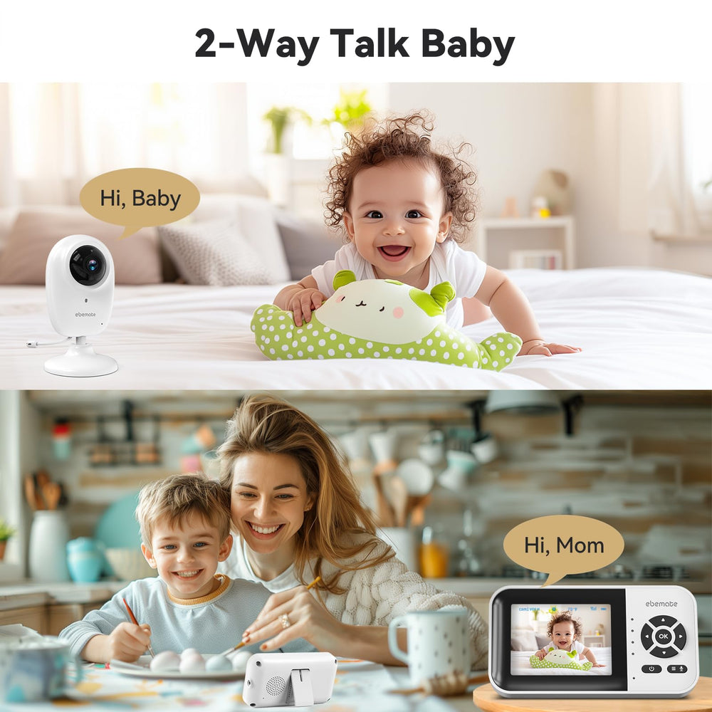 ebemate no-glow night vision enables clear checks in dim rooms