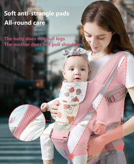 EchoZONE baby carrier hip seat highlights ergonomic weight distribution