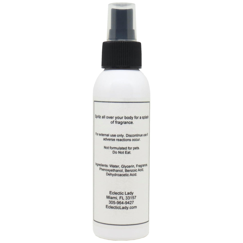 Eclectic Lady Baby Powder Packaging Box closeup highlights safe, phthalate-free formula.