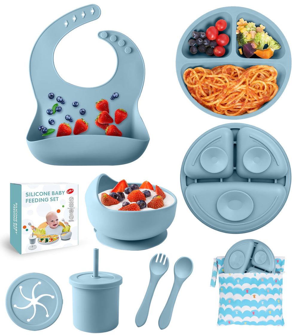 ECLIP complete 10 piece baby feeding set for early weaning
