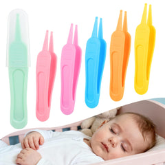 ECNHIVE 6pcs infant nose picker set with colorful tips for safer, targeted baby cleaning