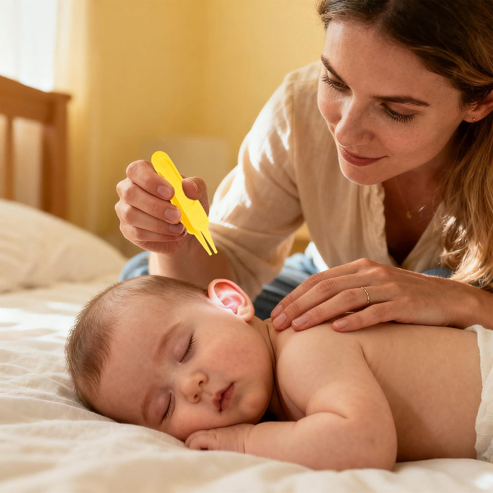 ECNHIVE versatile baby-care tool for daily nose, ear, and navel cleaning