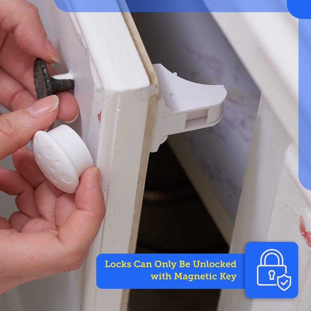 Eco-Baby drawer-cabinet-security-keys fit drawers and cabinets for safer spaces.