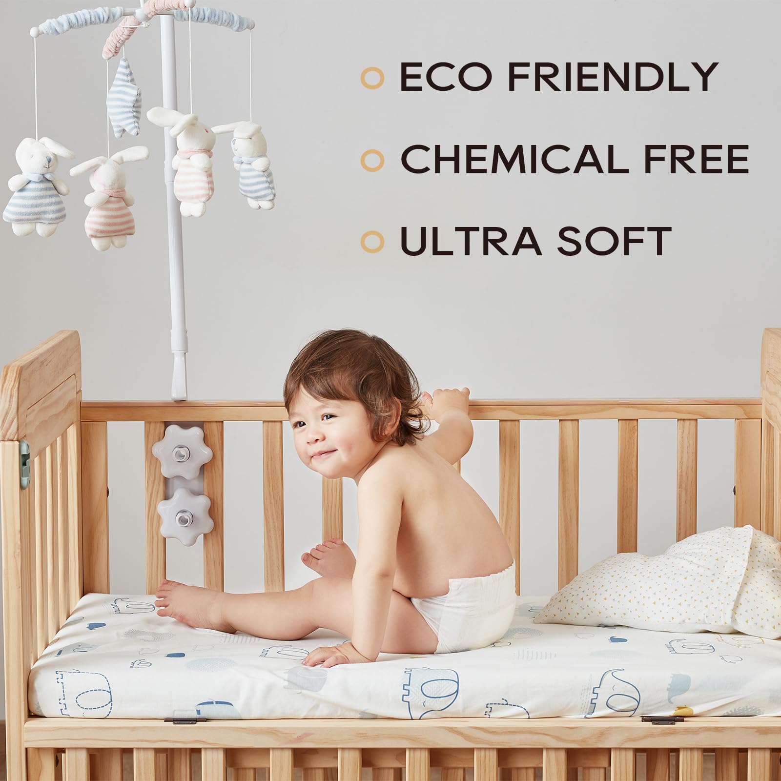 ECO BOOM skin-friendly design includes aloe oil for gentle nourishment.