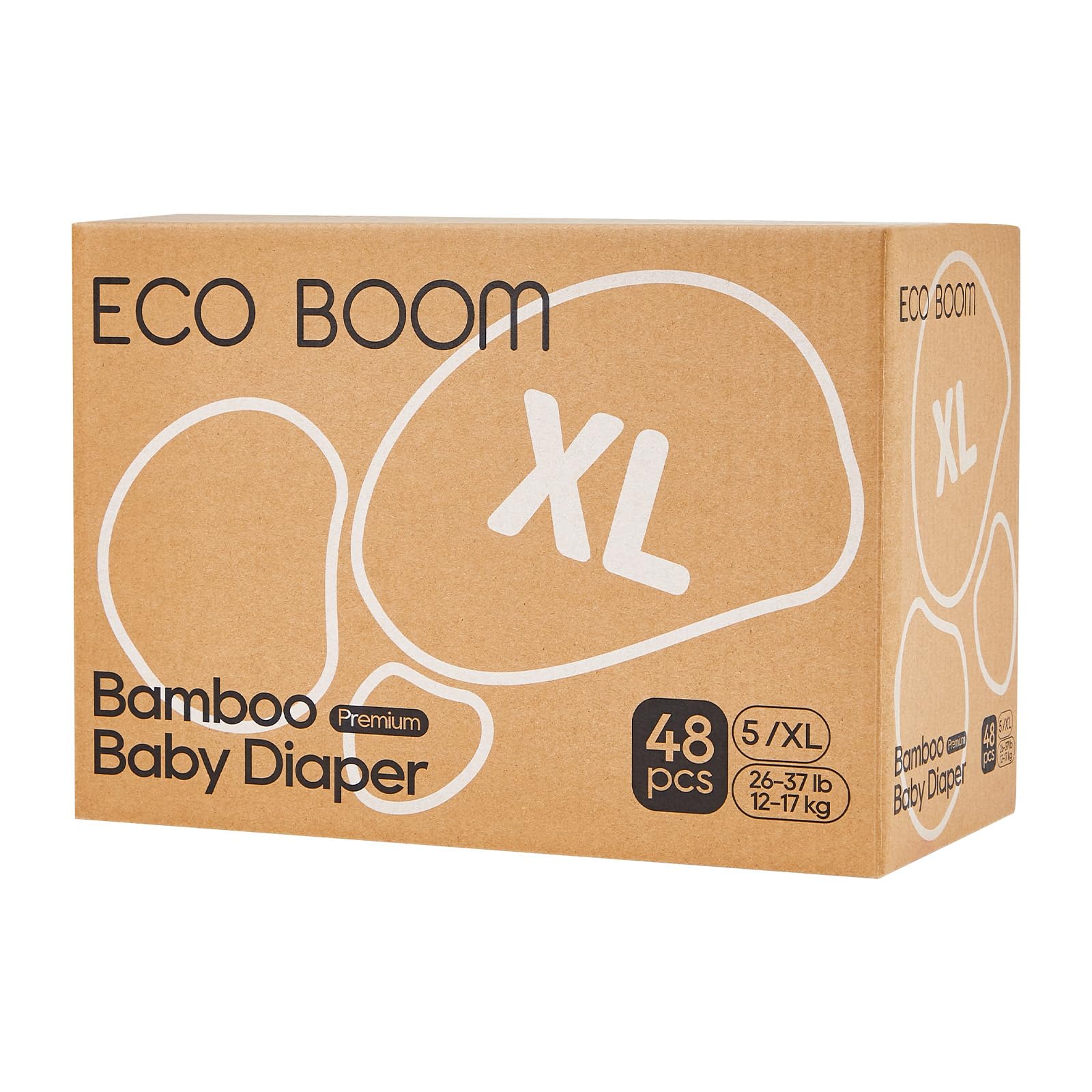 ECO BOOM diapers bamboo top sheet softness enhances baby comfort during changes.
