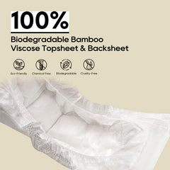 ECO BOOM Preemie Diapers chlorine-free pulp reduces harsh residues on delicate skin.