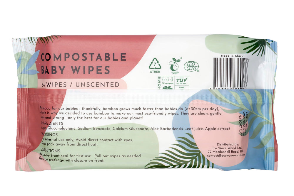 Eco Wave Baby Wipes daily use near changing table for busy families.