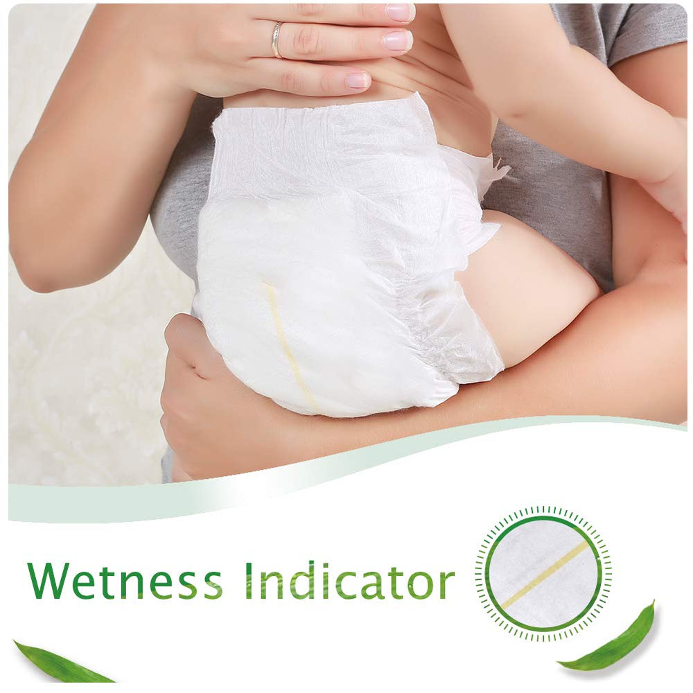 ecoboom diapers skin-friendly aloe surface nourishes delicate skin.