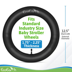 EcoEarth inner tube reinforced valve close-up for durability