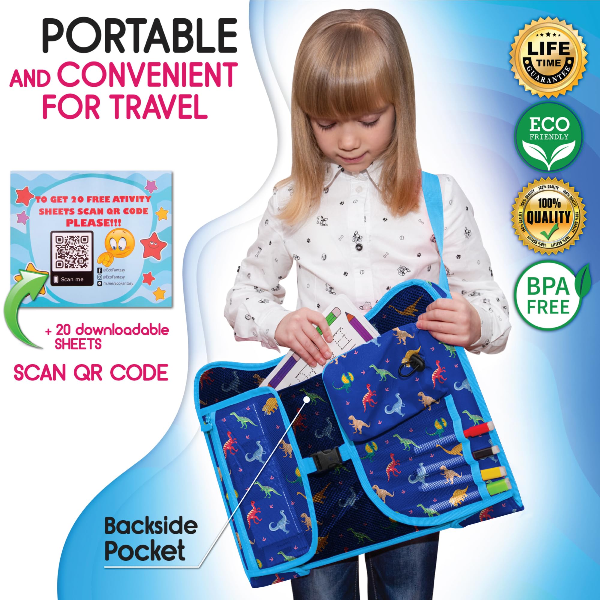 EcoFantasy gift-ready packaging makes a thoughtful travel gift for kids.