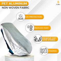 EcoNour reflective sunshade reduces interior heat in cars