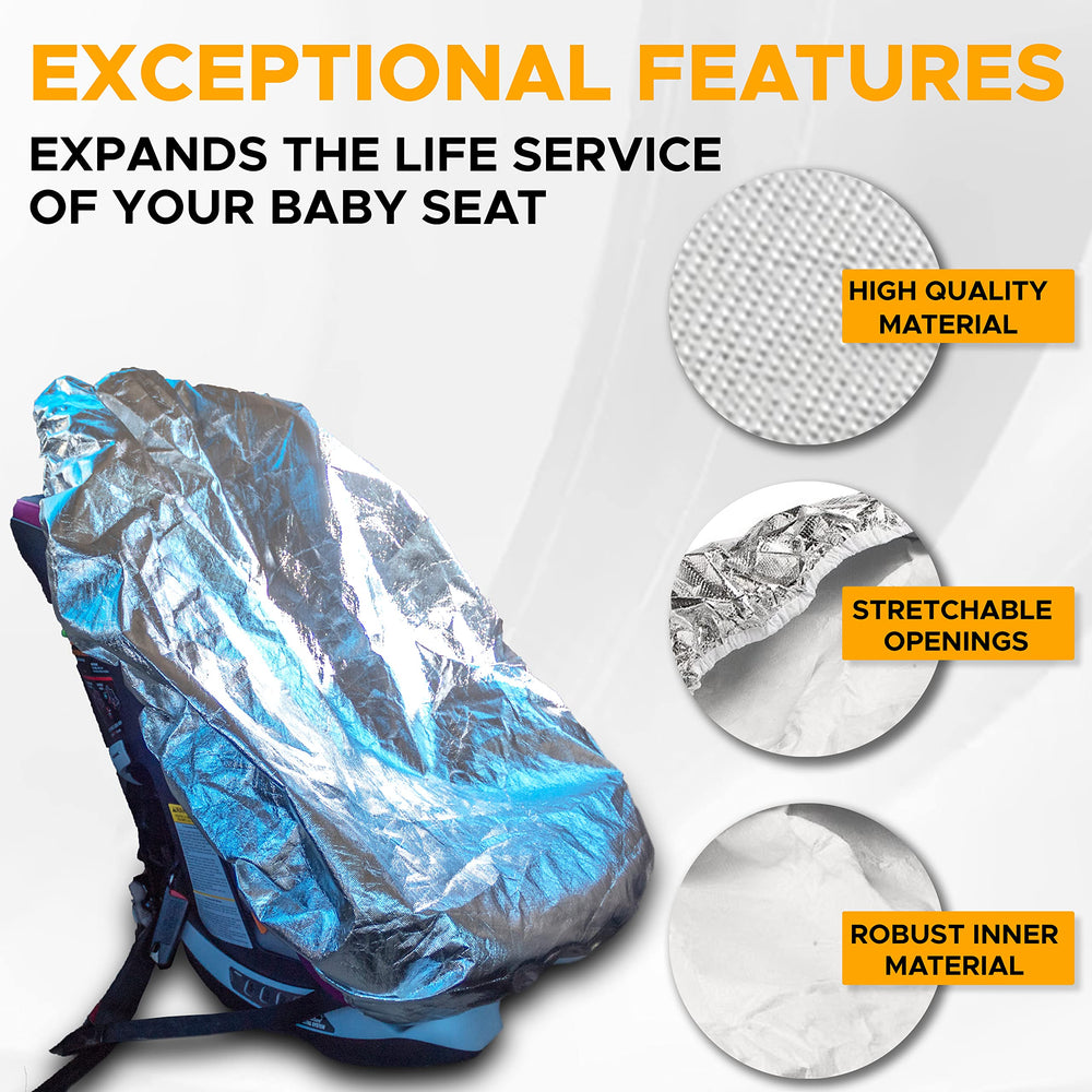 EcoNour sunshade helps preserve seat longevity by limiting sun exposure