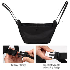 ECOSHIRE car seat organizer shows large capacity for groceries and toys.