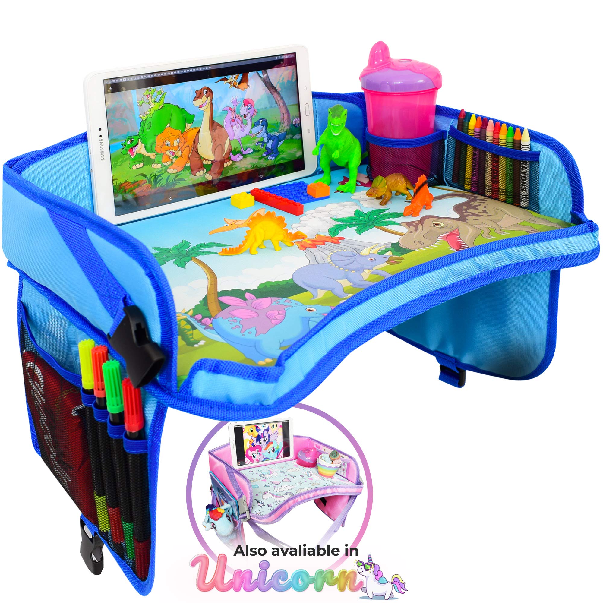 ecoZen Lifestyle kid travel tray with compact storage for on-the-go essentials