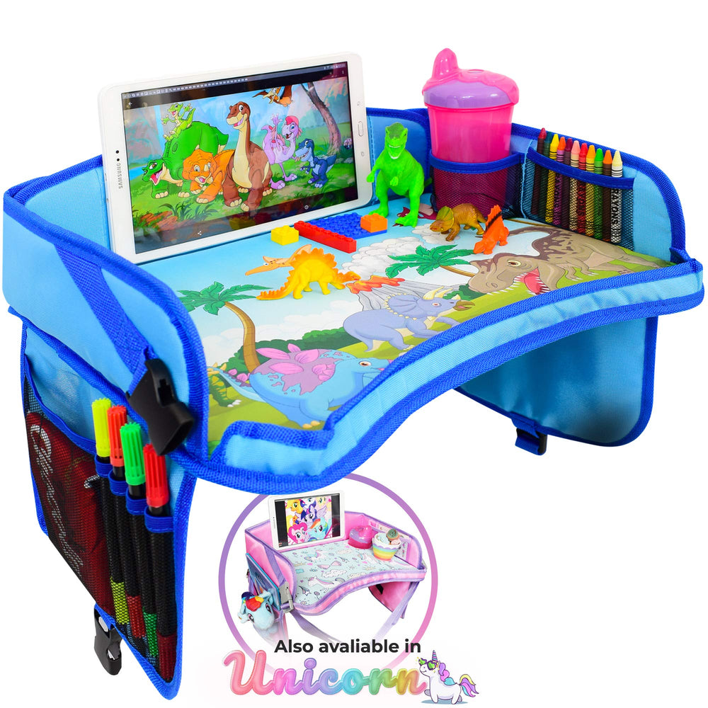 ecoZen Lifestyle kid travel tray with compact storage for on-the-go essentials
