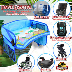 ecoZen Lifestyle kid travel tray uses durable fabric with a finished look for everyday trips