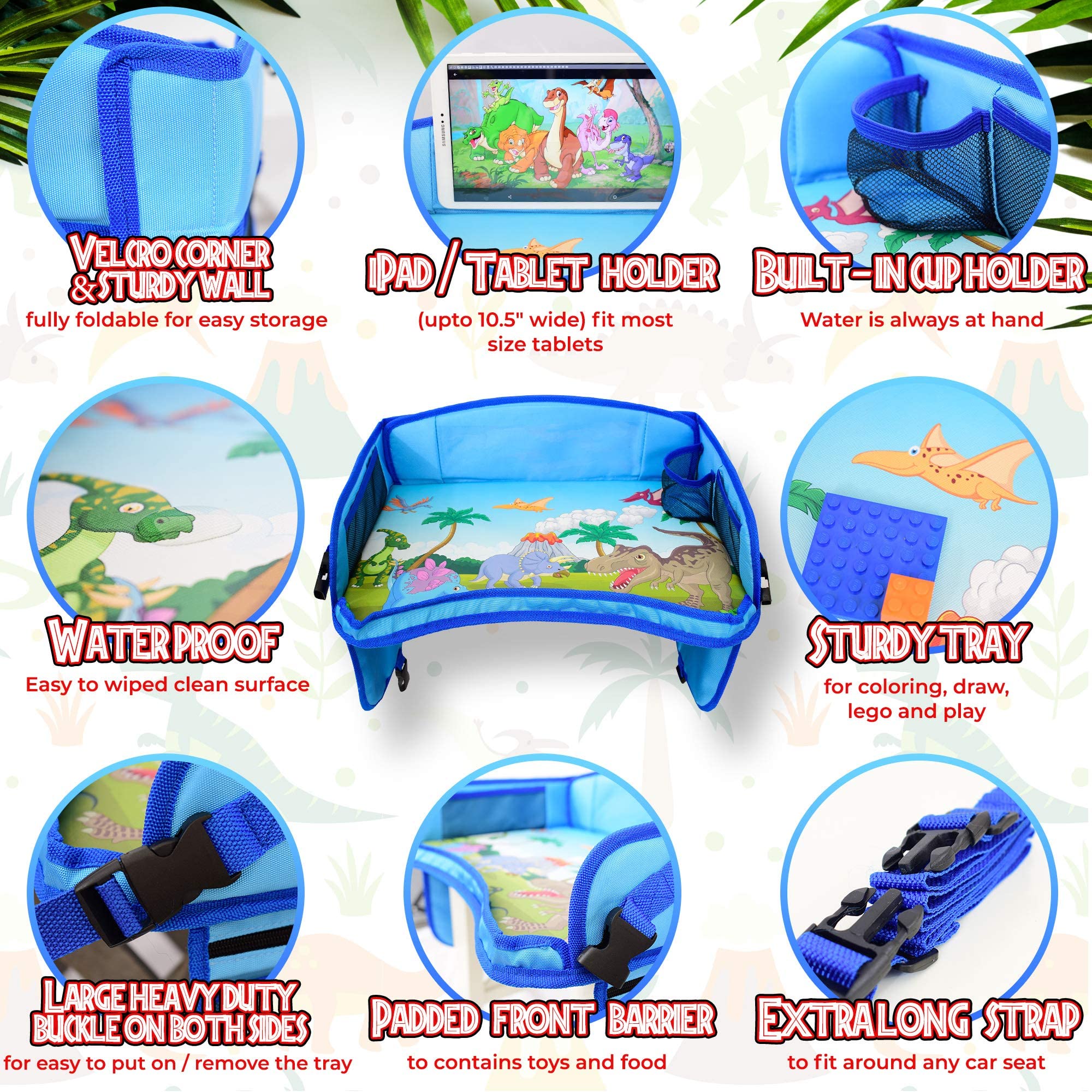 ecoZen Lifestyle travel tray doubles as a plane lap desk for kids on flights
