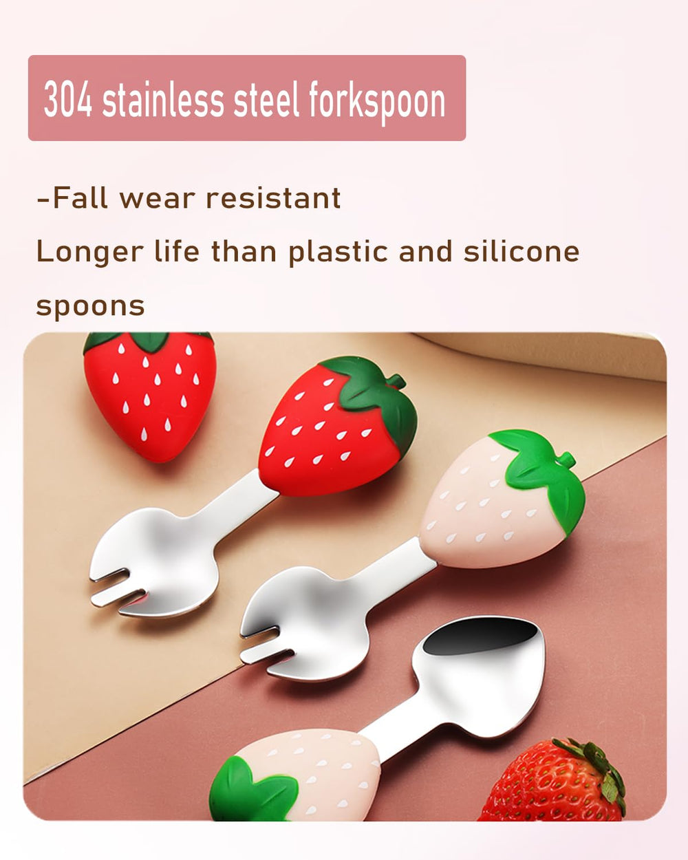 Ecrekhom easy-grip handles on utensils support safer, independent feeding.