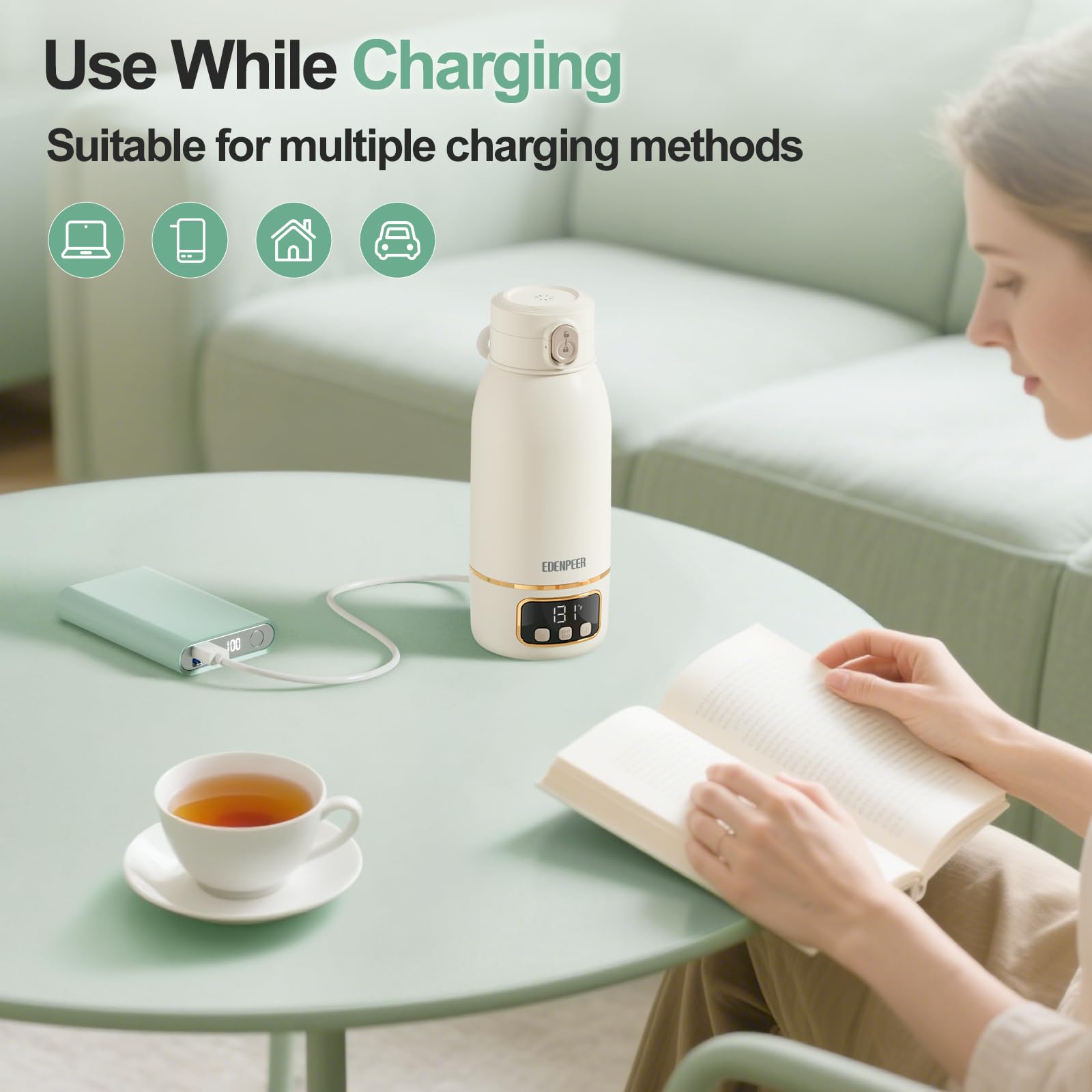 EDENPEER safe material design supports baby-safe warming routines.